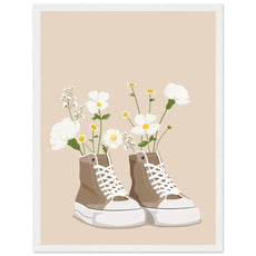 Blumen in Sneakers - Aurora Designs