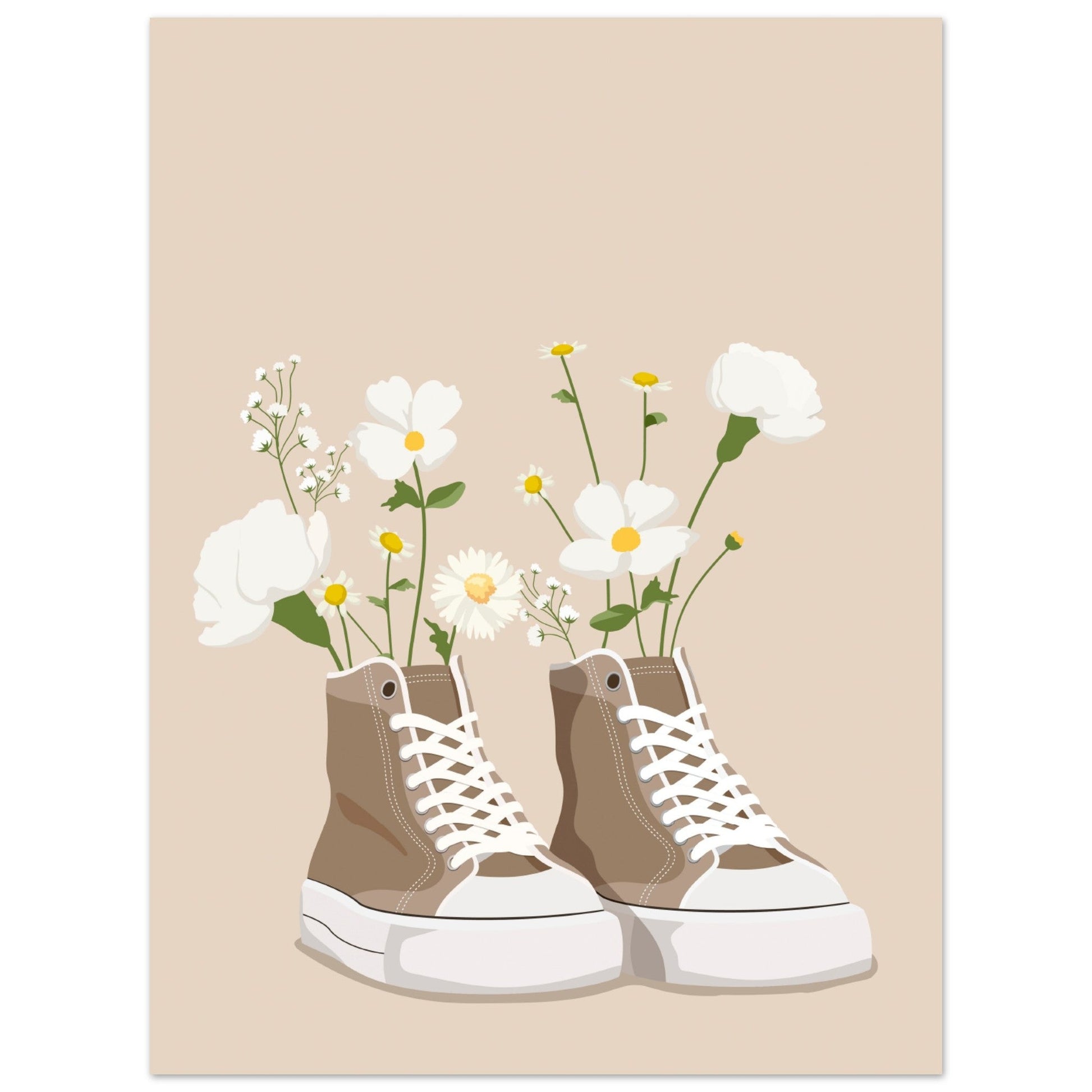 Blumen in Sneakers - Aurora Designs