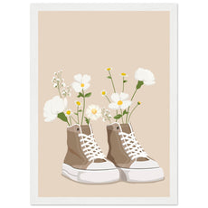 Blumen in Sneakers - Aurora Designs