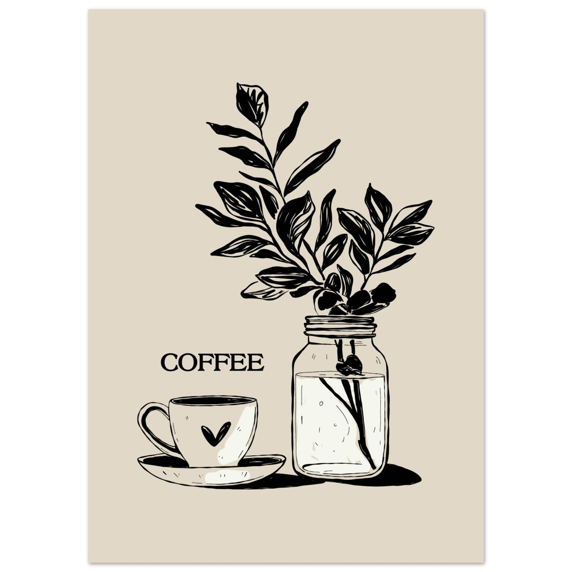 Botanischer Kaffee - Aurora Designs