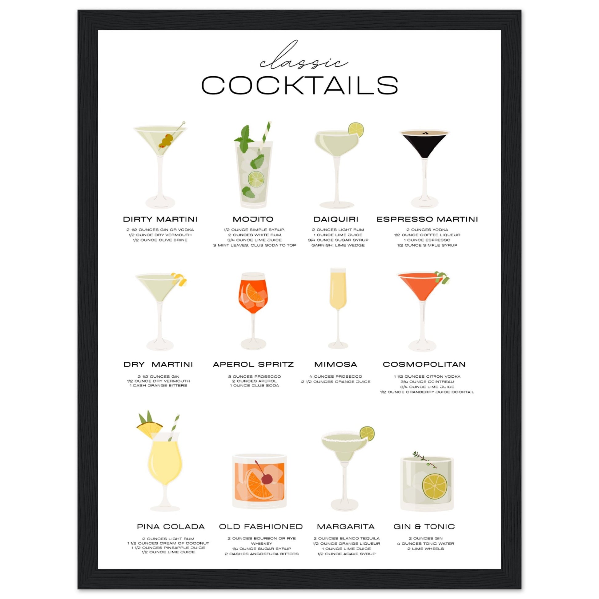 Classic Cocktails V.1 - Aurora Designs