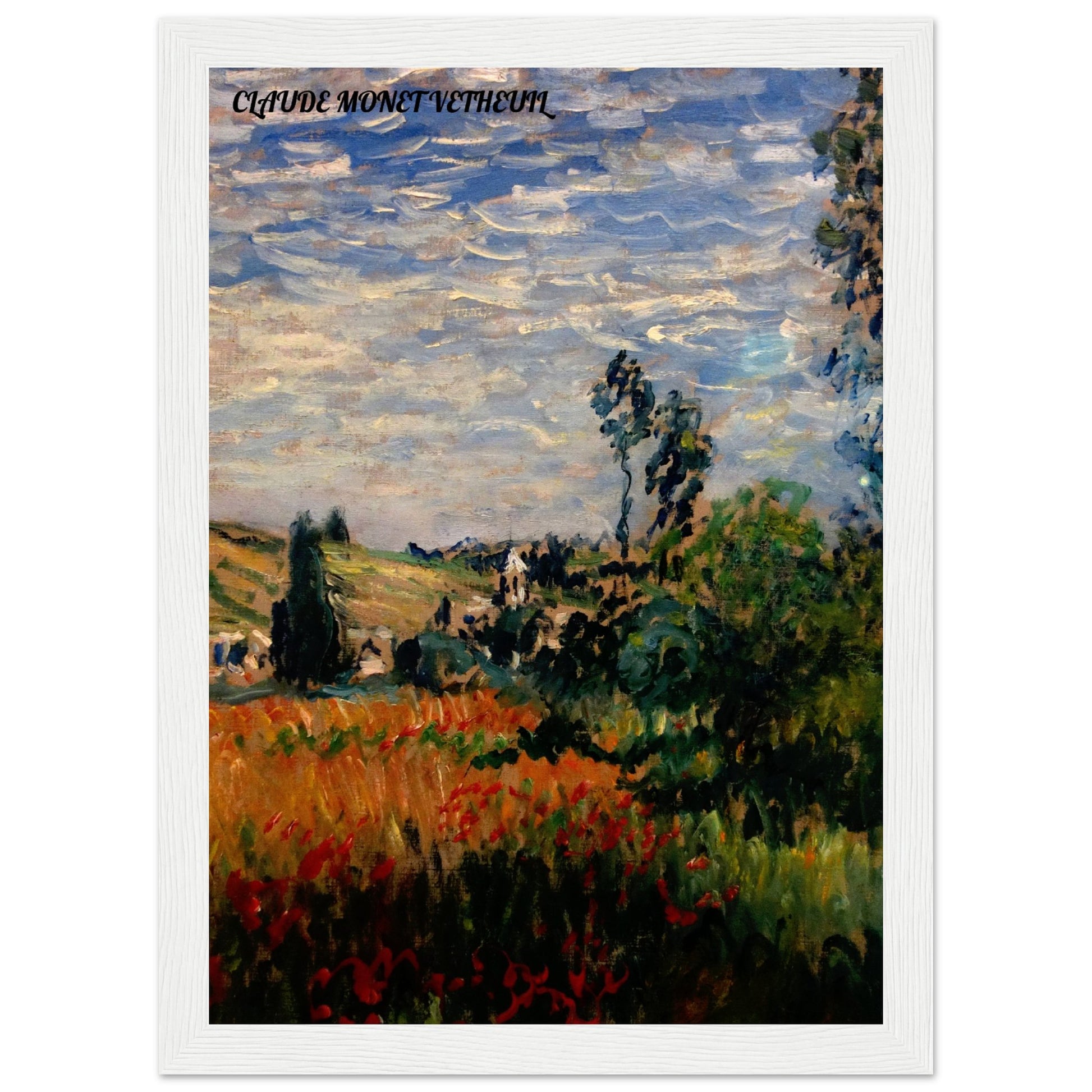 Claude Monet - Ansicht von Vétheuil - Aurora Designs