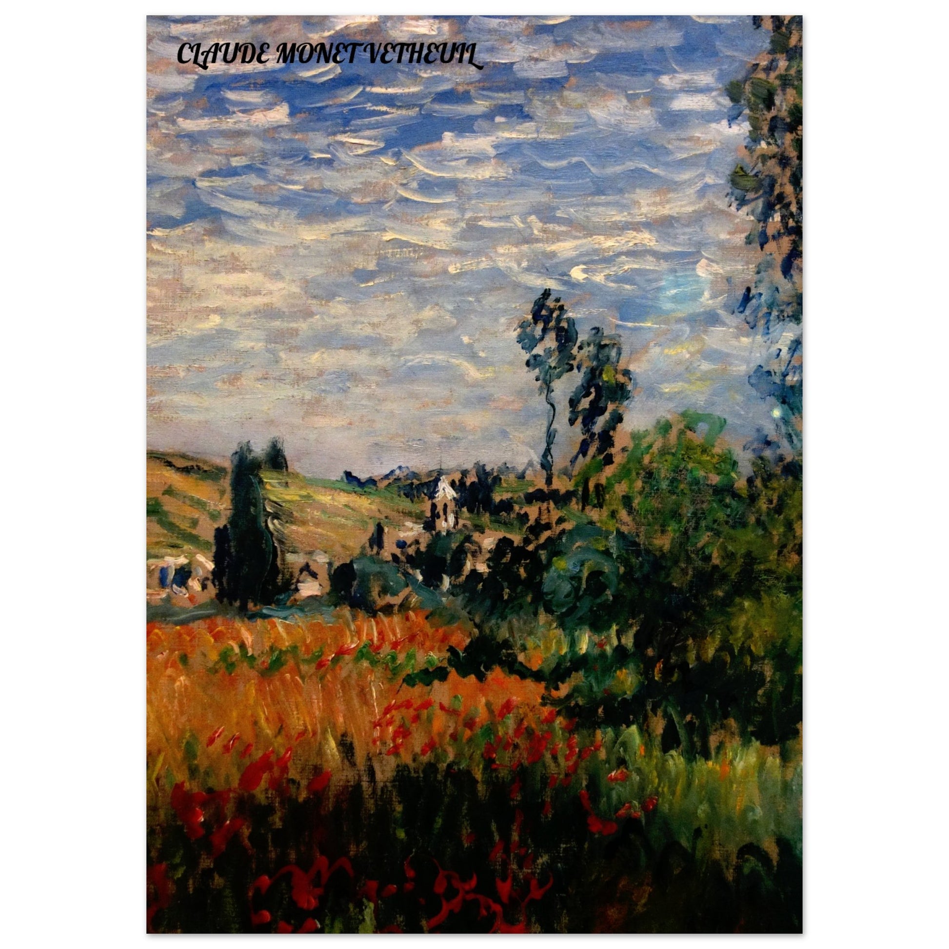 Claude Monet - Ansicht von Vétheuil - Aurora Designs