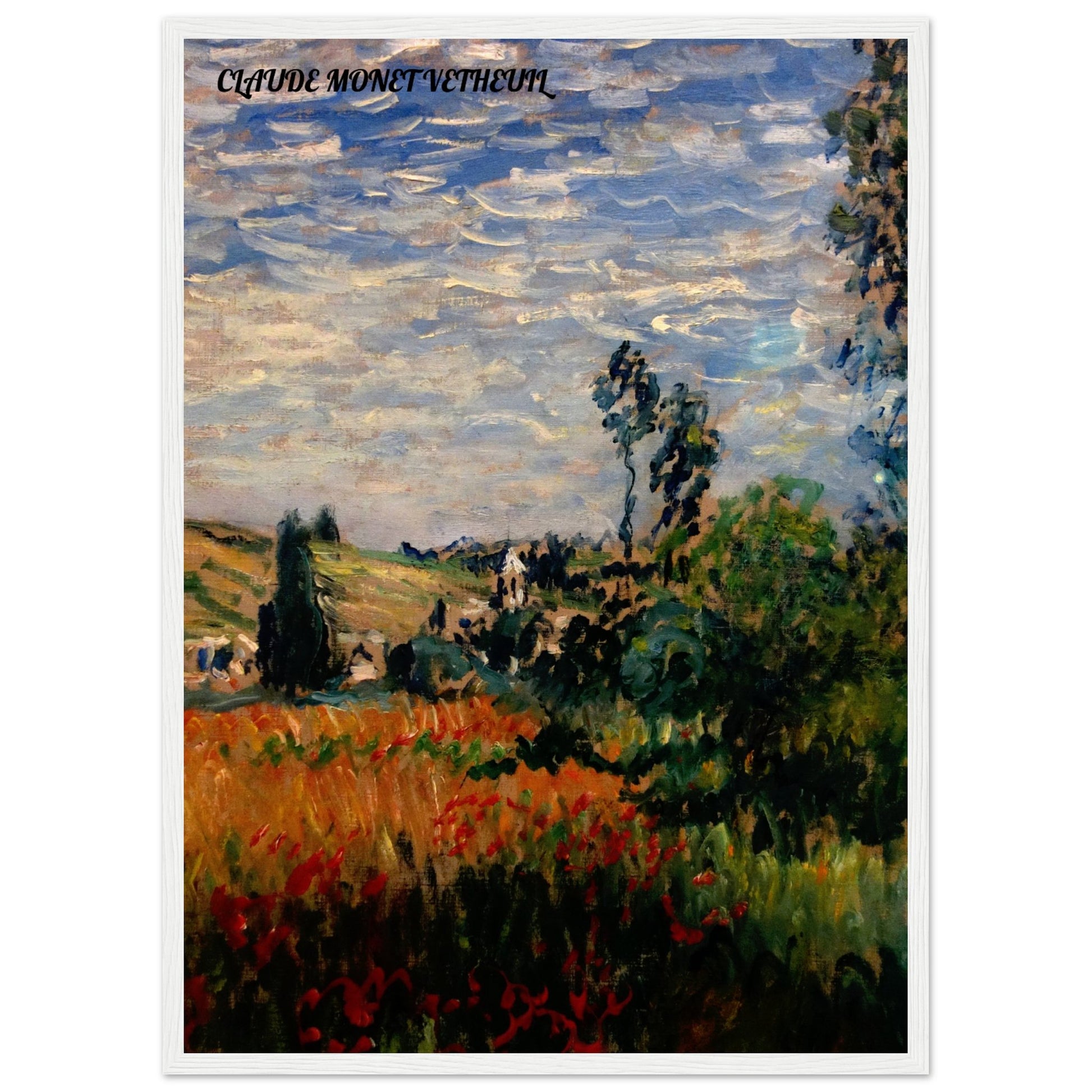 Claude Monet - Ansicht von Vétheuil - Aurora Designs