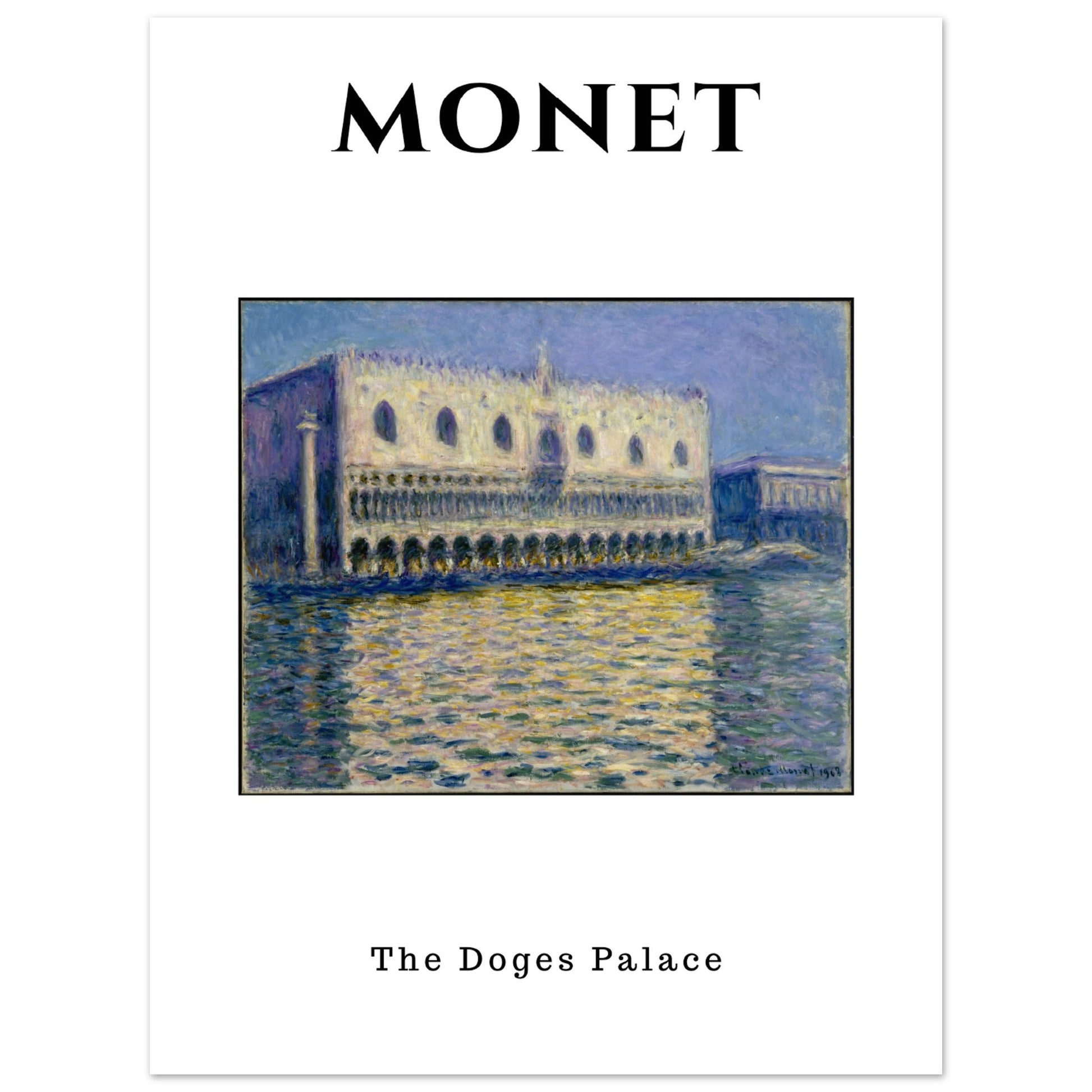 Claude Monet - Der Dogenpalast in Venedig - Aurora Designs