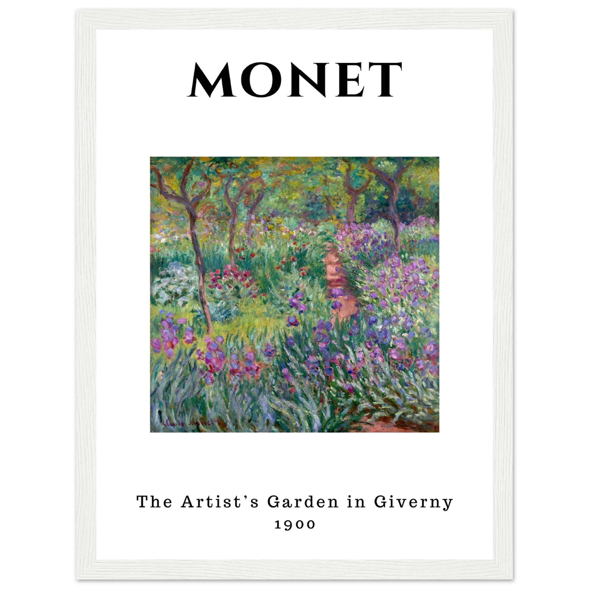 Claude Monet - Der Garten des Künstlers in Giverny, 1900 - Aurora Designs