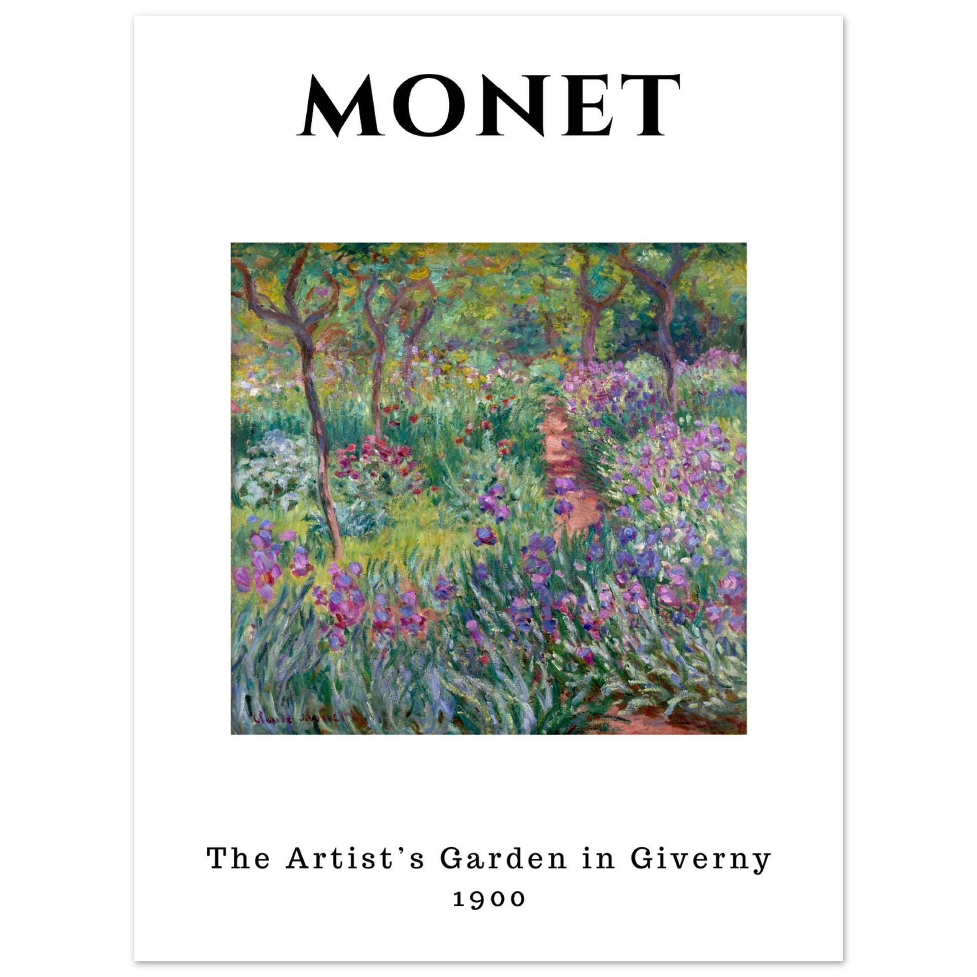 Claude Monet - Der Garten des Künstlers in Giverny, 1900 - Aurora Designs