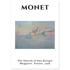 Claude Monet - Die Kirche von San Giorgio Maggiore, Venedig, 1908 - Aurora Designs