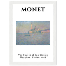 Claude Monet - Die Kirche von San Giorgio Maggiore, Venedig, 1908 - Aurora Designs