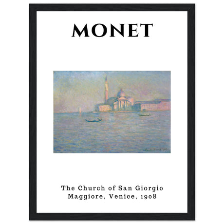 Claude Monet - Die Kirche von San Giorgio Maggiore, Venedig, 1908 - Aurora Designs