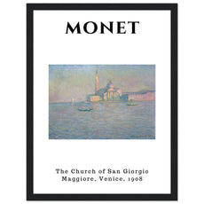 Claude Monet - Die Kirche von San Giorgio Maggiore, Venedig, 1908 - Aurora Designs