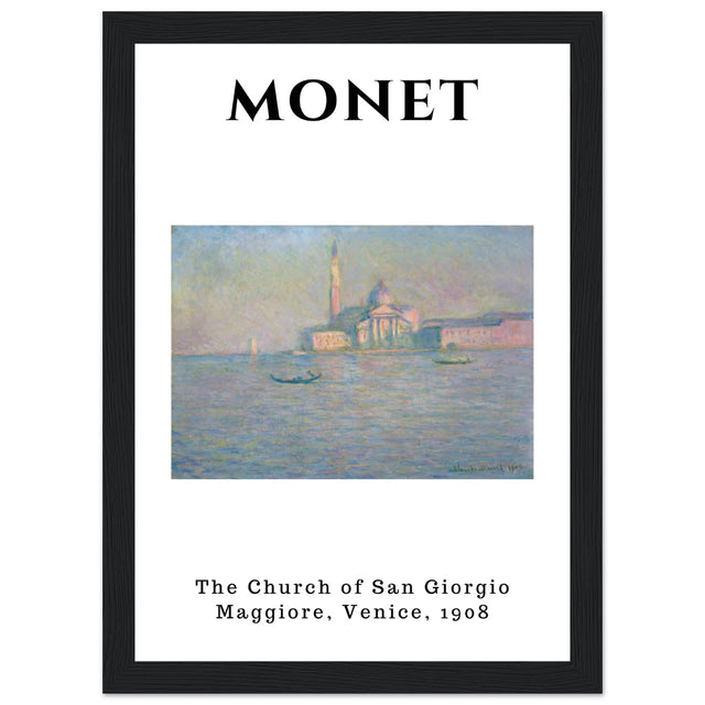 Claude Monet - Die Kirche von San Giorgio Maggiore, Venedig, 1908 - Aurora Designs