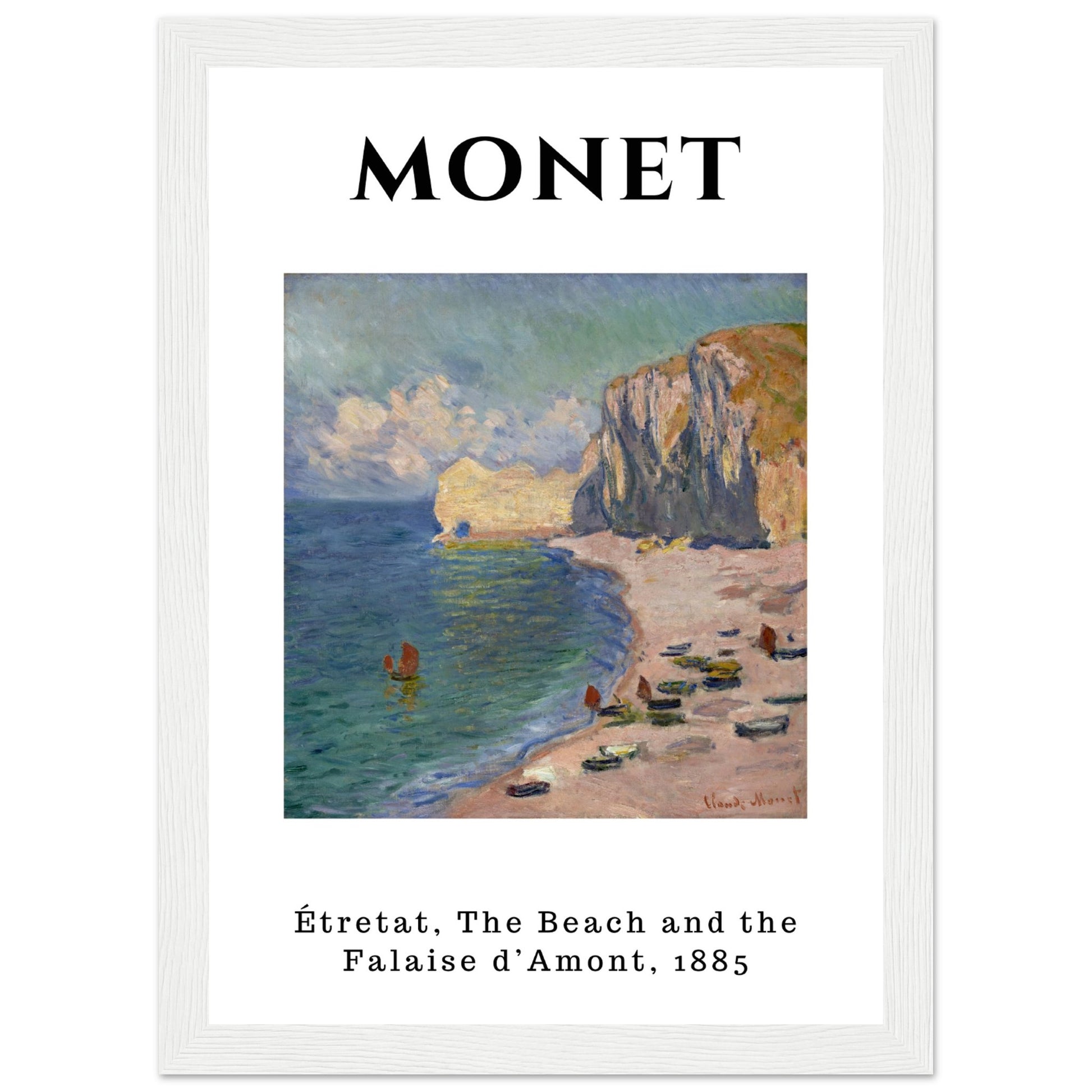 Claude Monet - Étretat: Der Strand und die Falaise d’Amont - Aurora Designs