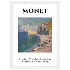 Claude Monet - Étretat: Der Strand und die Falaise d’Amont - Aurora Designs