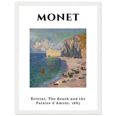 Claude Monet - Étretat: Der Strand und die Falaise d’Amont - Aurora Designs