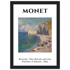 Claude Monet - Étretat: Der Strand und die Falaise d’Amont - Aurora Designs