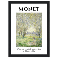 Claude Monet - Frau sitzend unter den Weiden - Aurora Designs