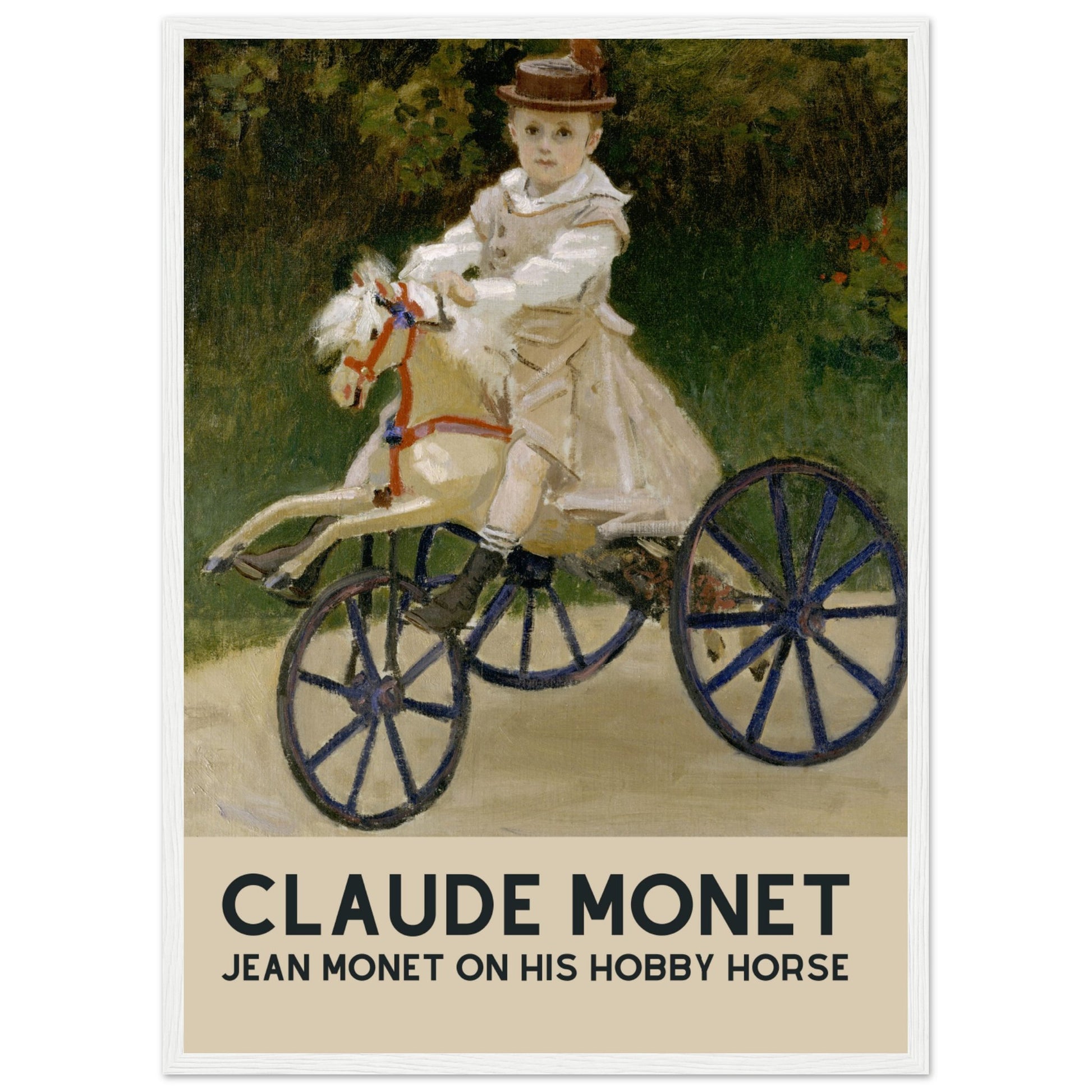 Claude Monet - Jean Monet auf seinem Pferdewägelchen - Aurora Designs