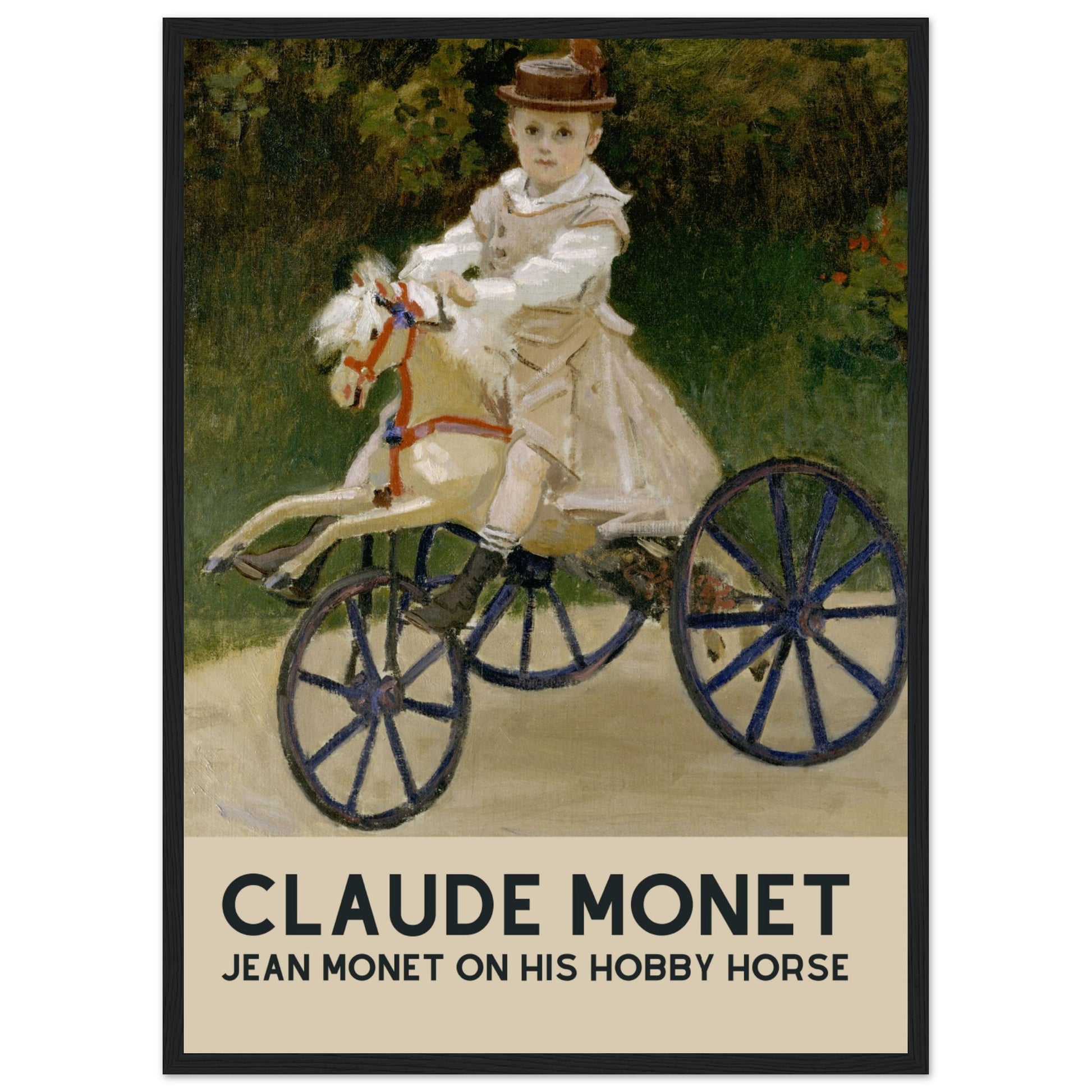 Claude Monet - Jean Monet auf seinem Pferdewägelchen - Aurora Designs