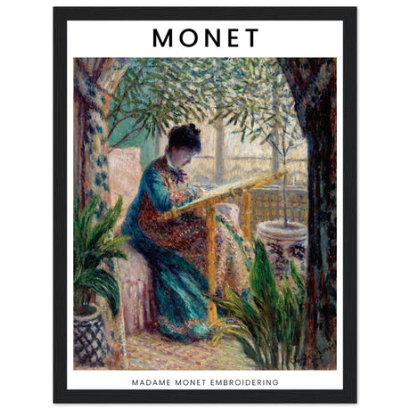 Claude Monet - Madame Monet beim Sticken - Aurora Designs