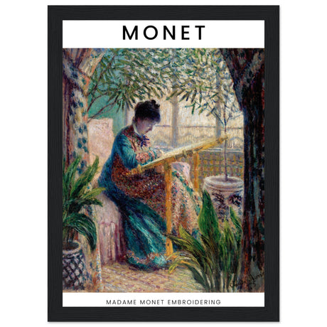 Claude Monet - Madame Monet beim Sticken - Aurora Designs