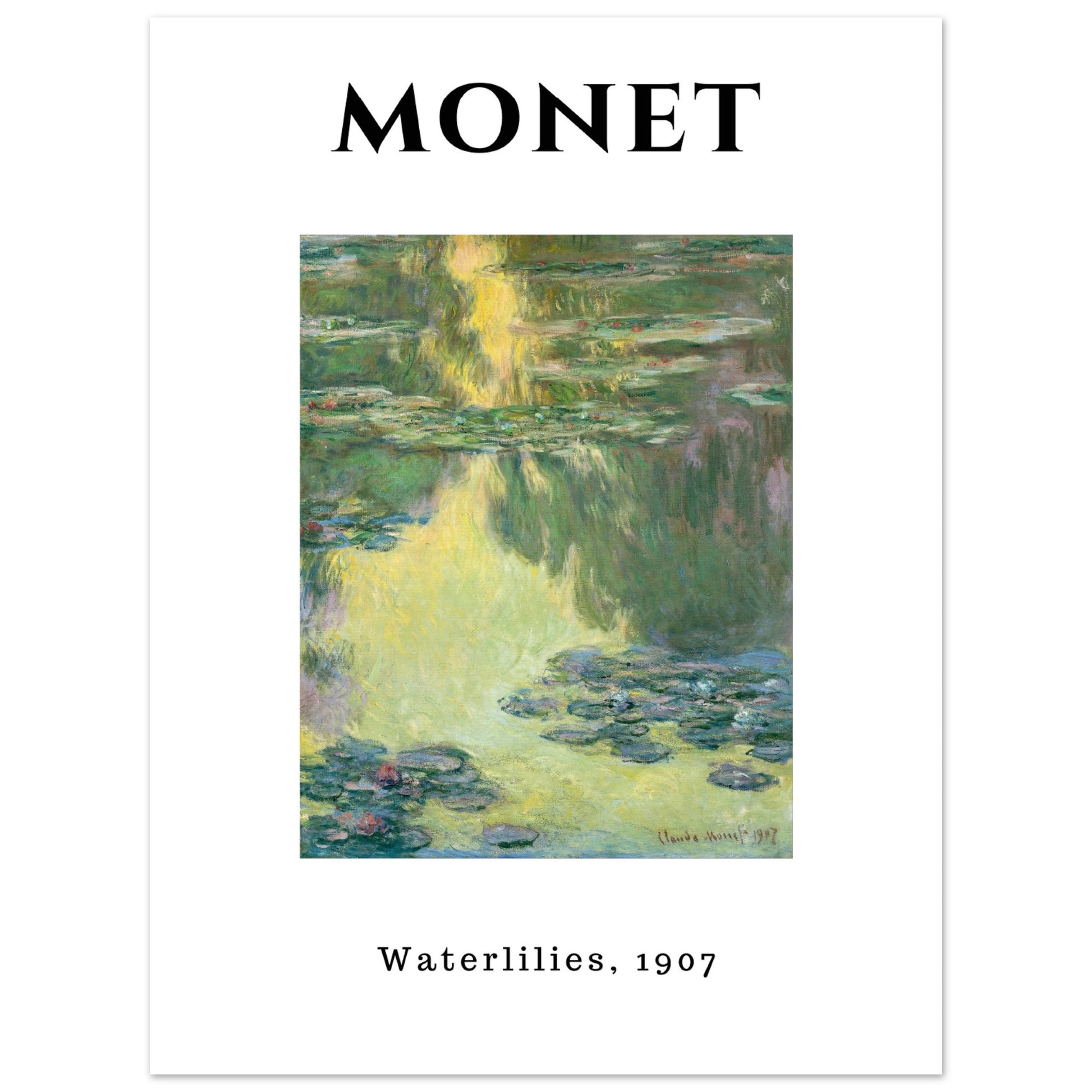 Claude Monet - Seerosen, 1907 V.2 - Aurora Designs