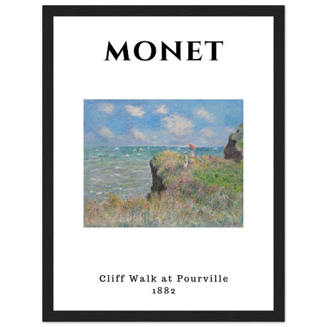 Claude Monet - Spaziergang über die Felsen von Pourville - Aurora Designs