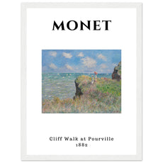 Claude Monet - Spaziergang über die Felsen von Pourville - Aurora Designs