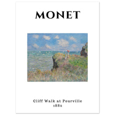 Claude Monet - Spaziergang über die Felsen von Pourville - Aurora Designs