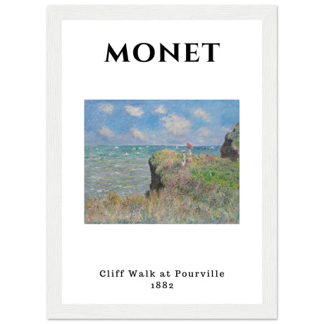 Claude Monet - Spaziergang über die Felsen von Pourville - Aurora Designs