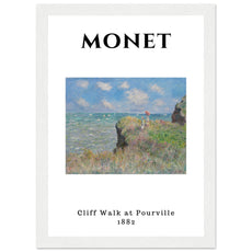 Claude Monet - Spaziergang über die Felsen von Pourville - Aurora Designs