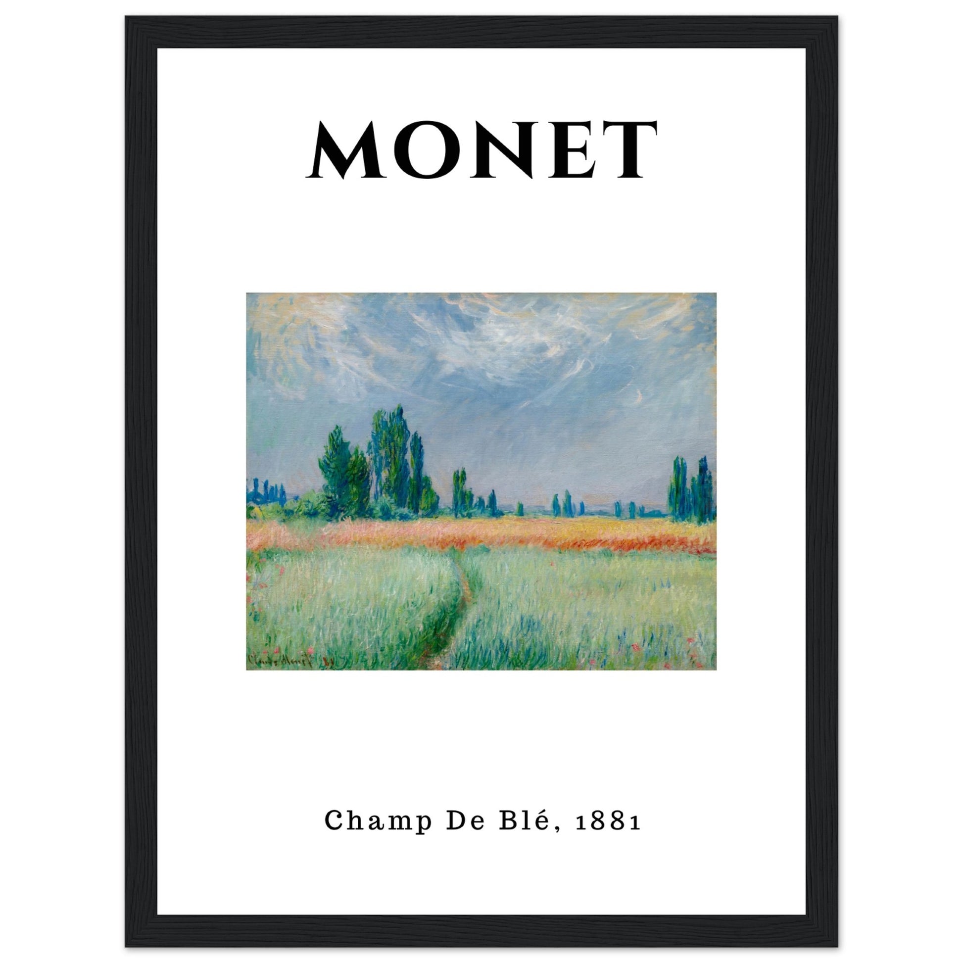 Claude Monet - Weizenfeld - Aurora Designs