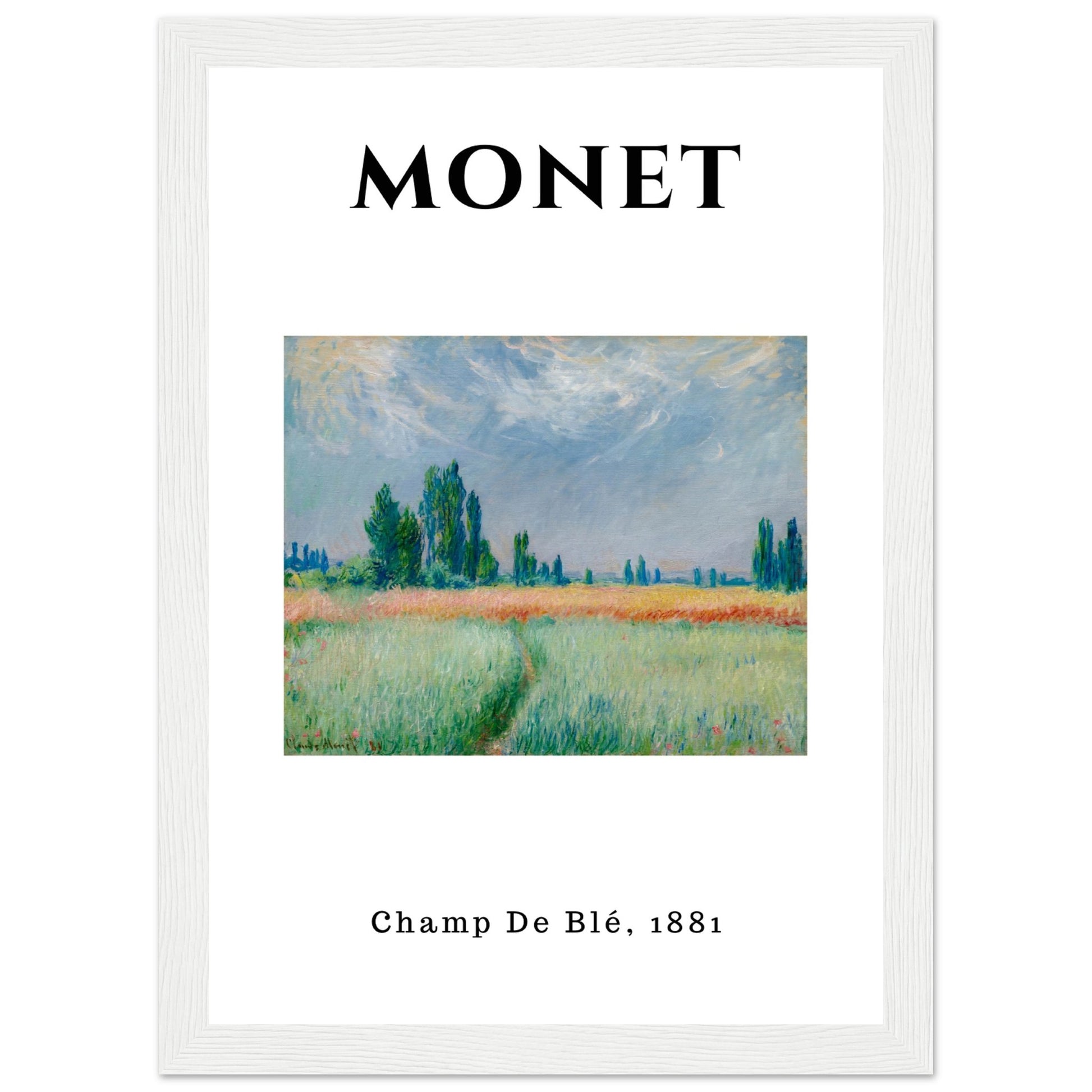 Claude Monet - Weizenfeld - Aurora Designs