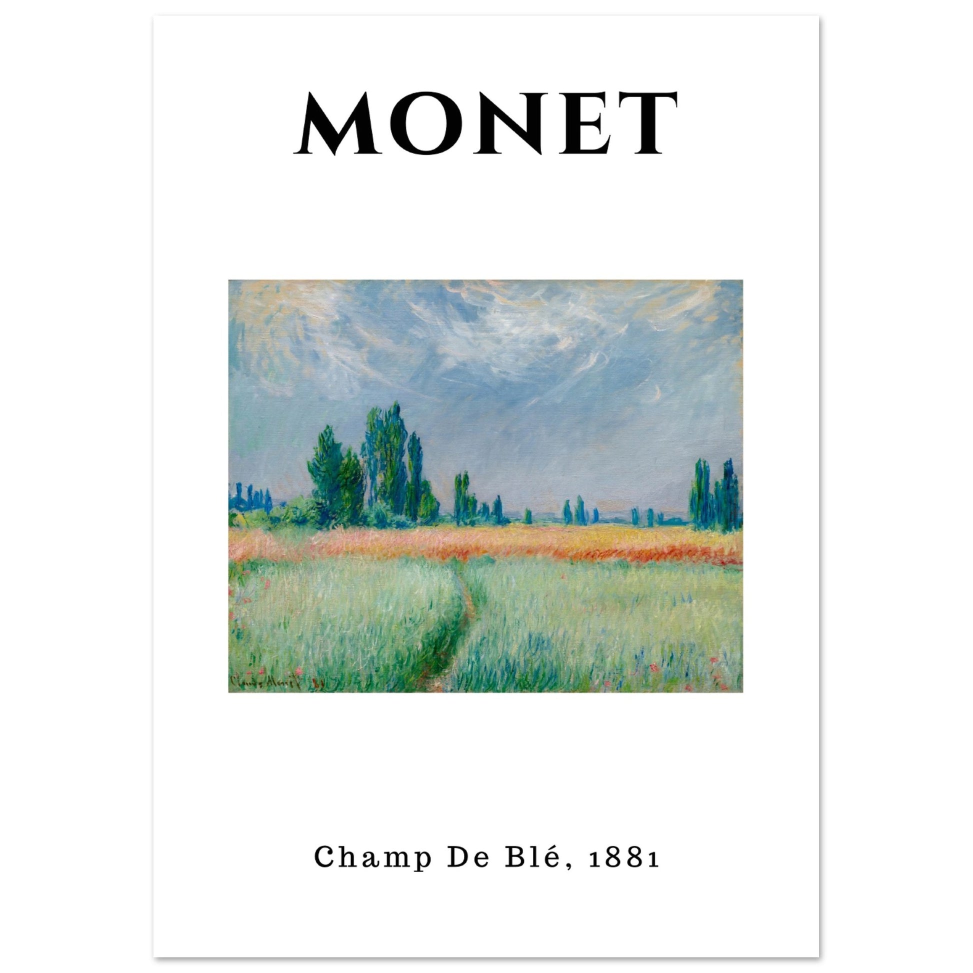 Claude Monet - Weizenfeld - Aurora Designs