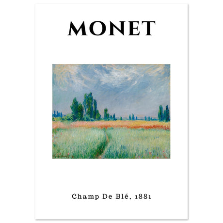 Claude Monet - Weizenfeld - Aurora Designs