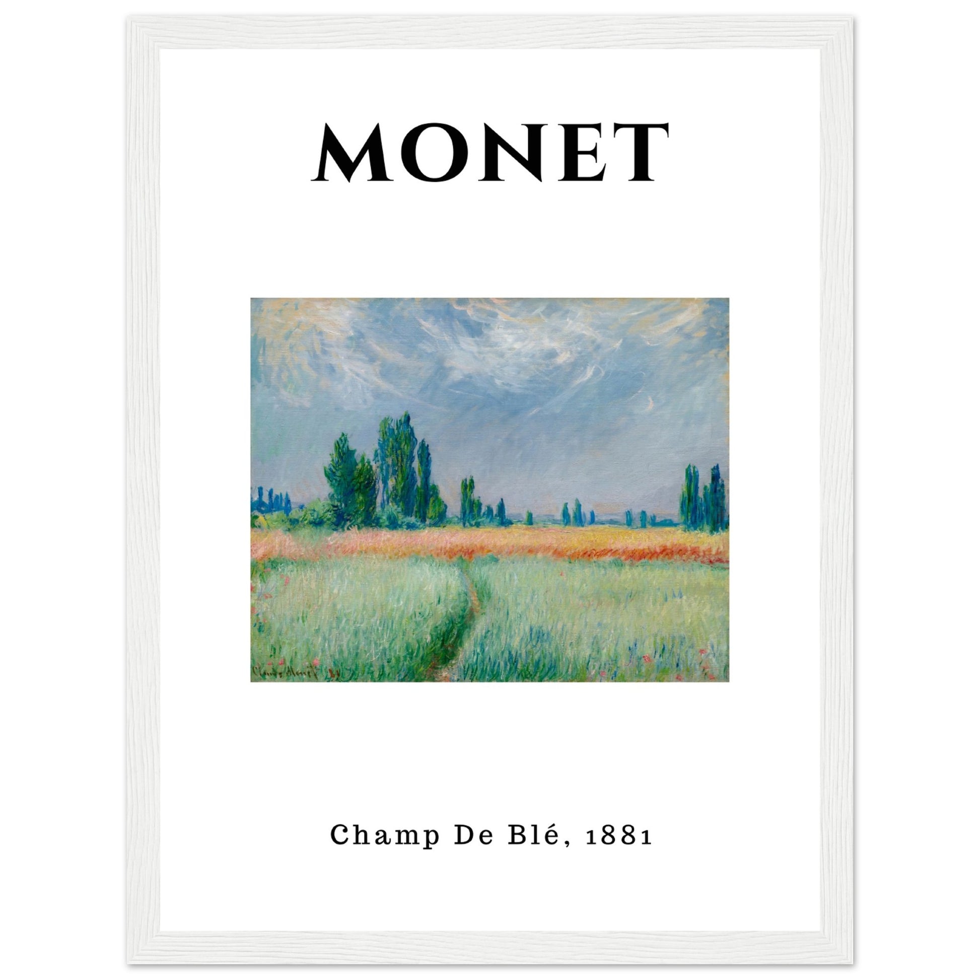 Claude Monet - Weizenfeld - Aurora Designs