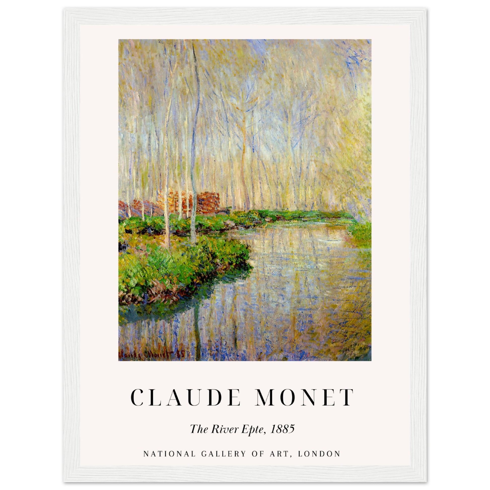 Claue Monet - Der Fluss Epte, 1885 - Aurora Designs