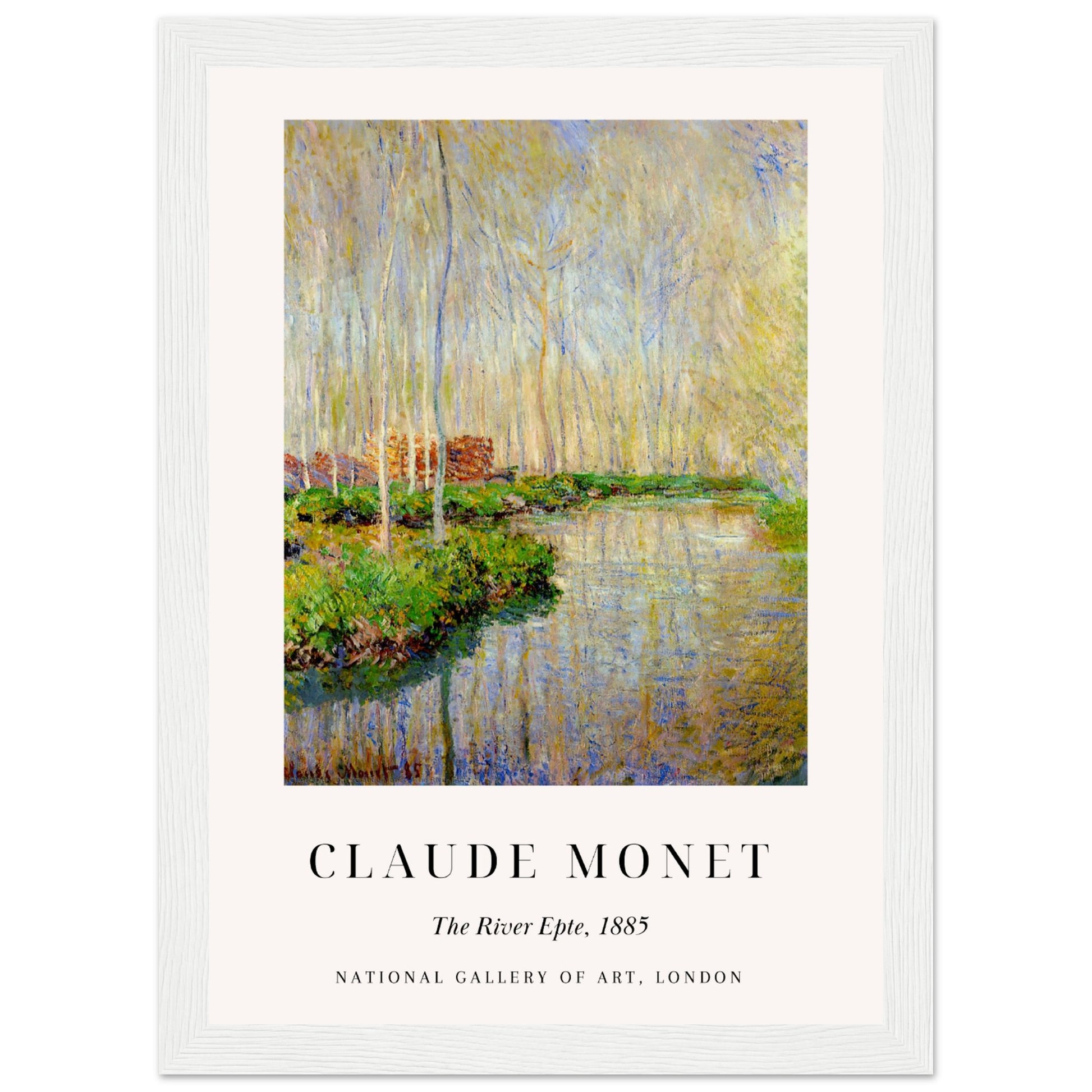 Claue Monet - Der Fluss Epte, 1885 - Aurora Designs