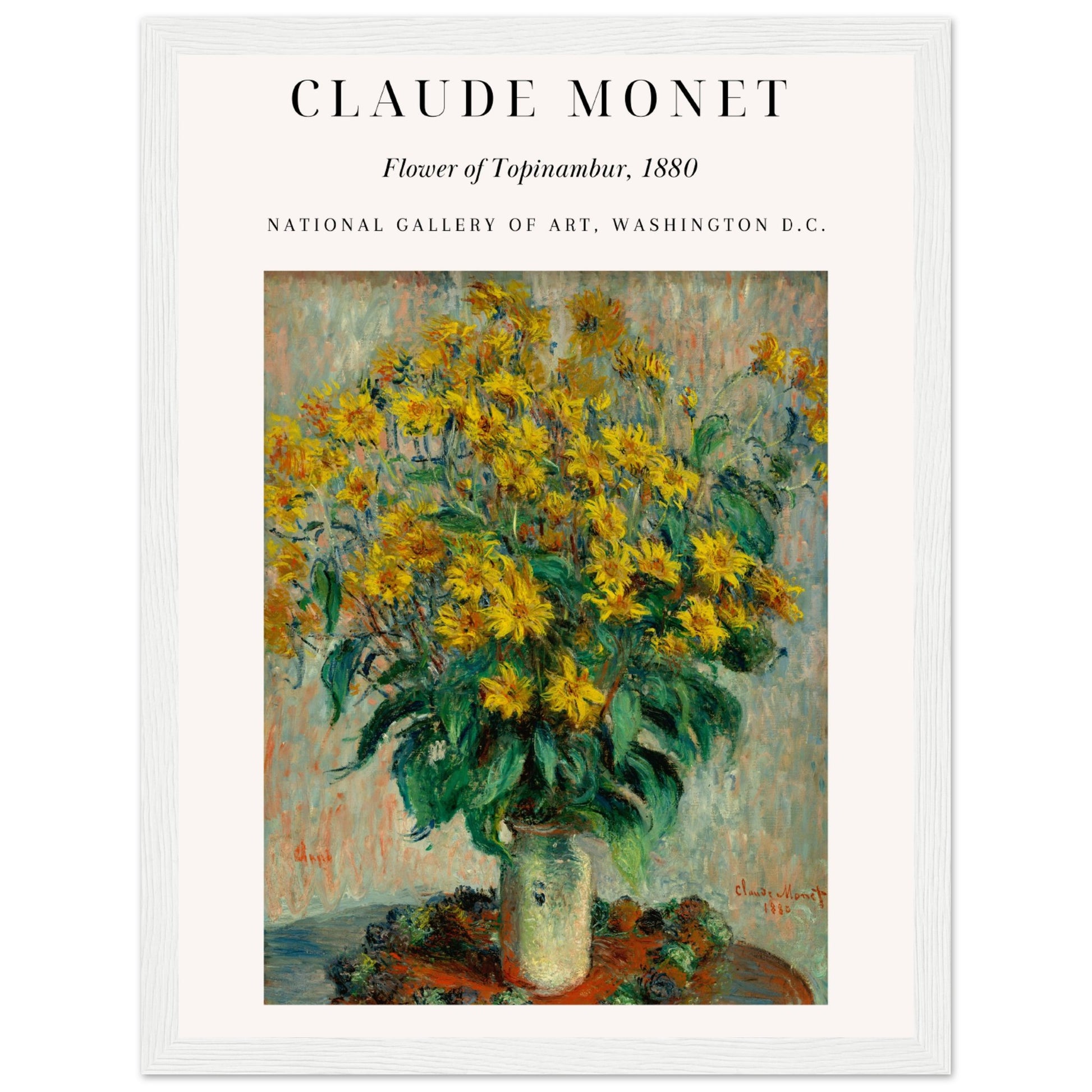 Claue Monet - Topinambur - Blüten - Aurora Designs