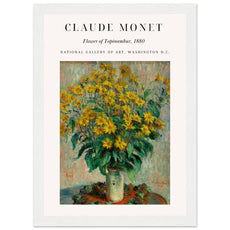 Claue Monet - Topinambur - Blüten - Aurora Designs