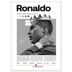 Cristiano Ronaldo - Greatest of all Time - GOAT - Aurora Designs