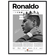 Cristiano Ronaldo - Greatest of all Time - GOAT - Aurora Designs