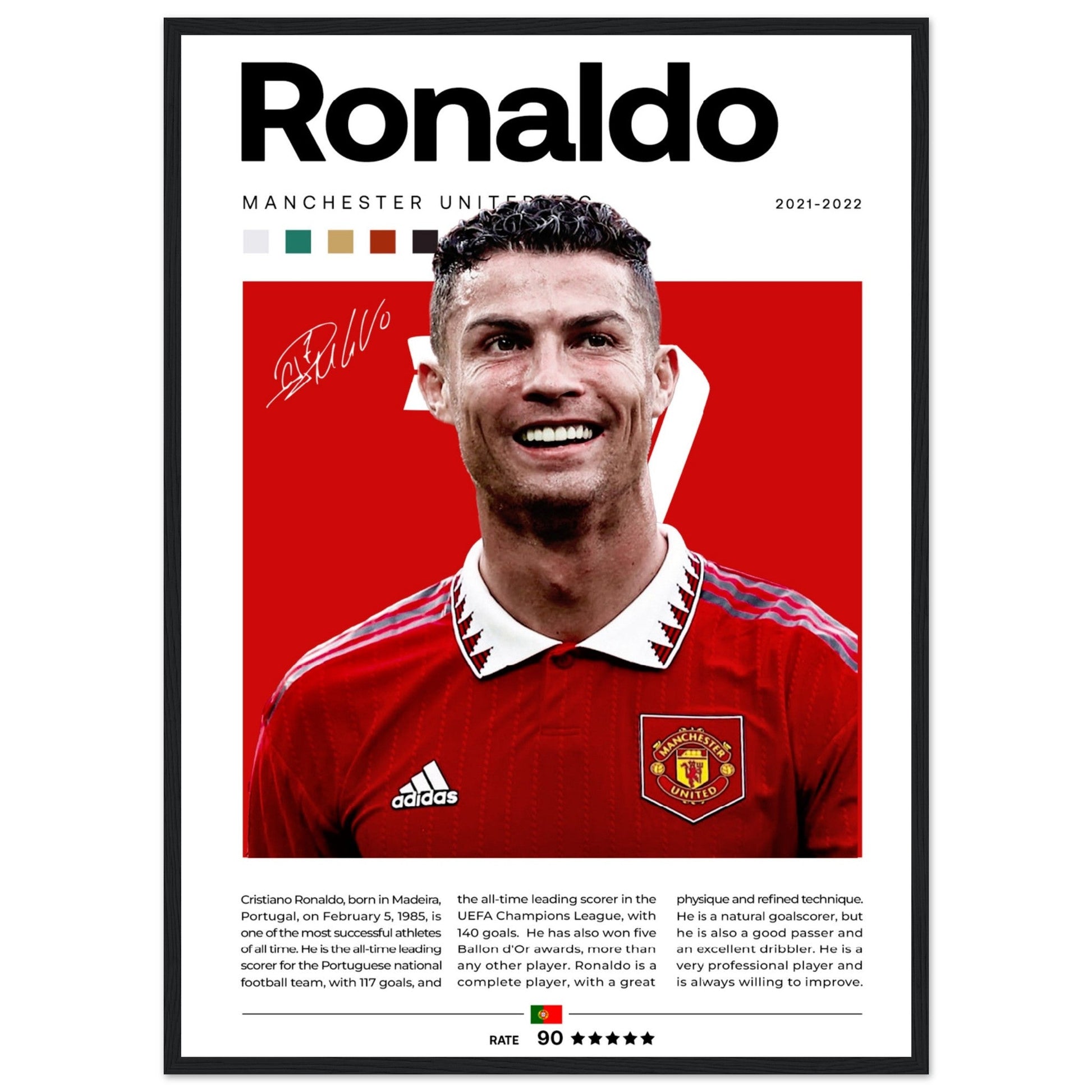 Cristiano Ronaldo - Manchester United Edition 2 - Aurora Designs