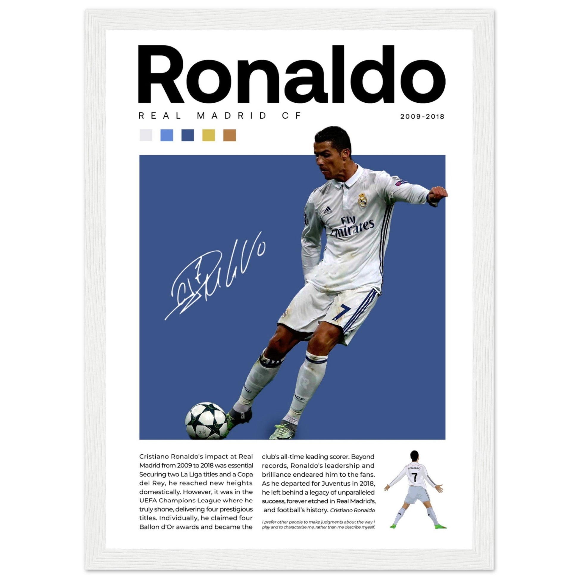 Cristiano Ronaldo - Real Madrid Edition 1 - Aurora Designs