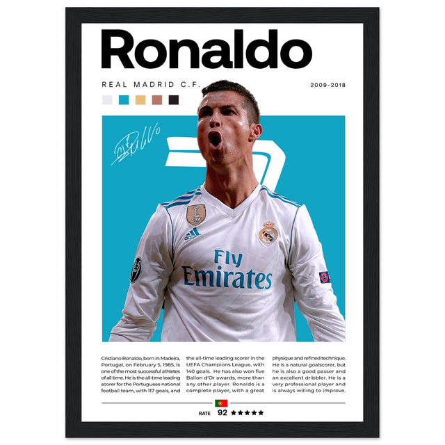 Cristiano Ronaldo - Real Madrid Edition 2 - Aurora Designs