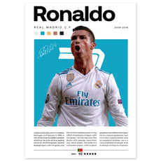 Cristiano Ronaldo - Real Madrid Edition 2 - Aurora Designs