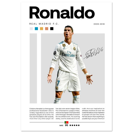 Cristiano Ronaldo - Real Madrid Edition 3 - Aurora Designs