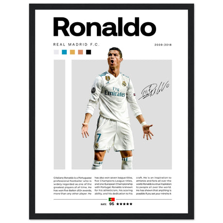 Cristiano Ronaldo - Real Madrid Edition 3 - Aurora Designs