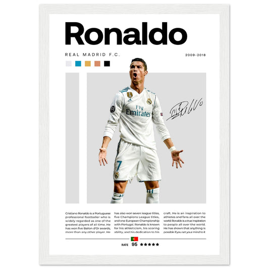 Cristiano Ronaldo - Real Madrid Edition 3 - Aurora Designs