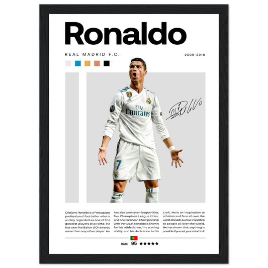 Cristiano Ronaldo - Real Madrid Edition 3 - Aurora Designs